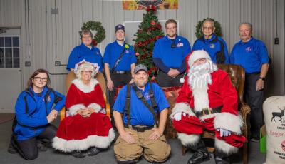 Photo courtesy of the Coggon Fire Department 